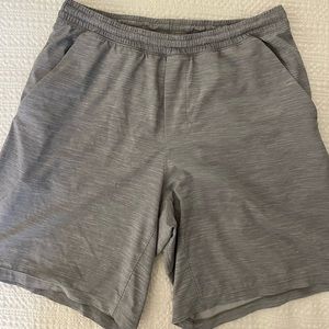 Gray 7 inch Lululemon shorts